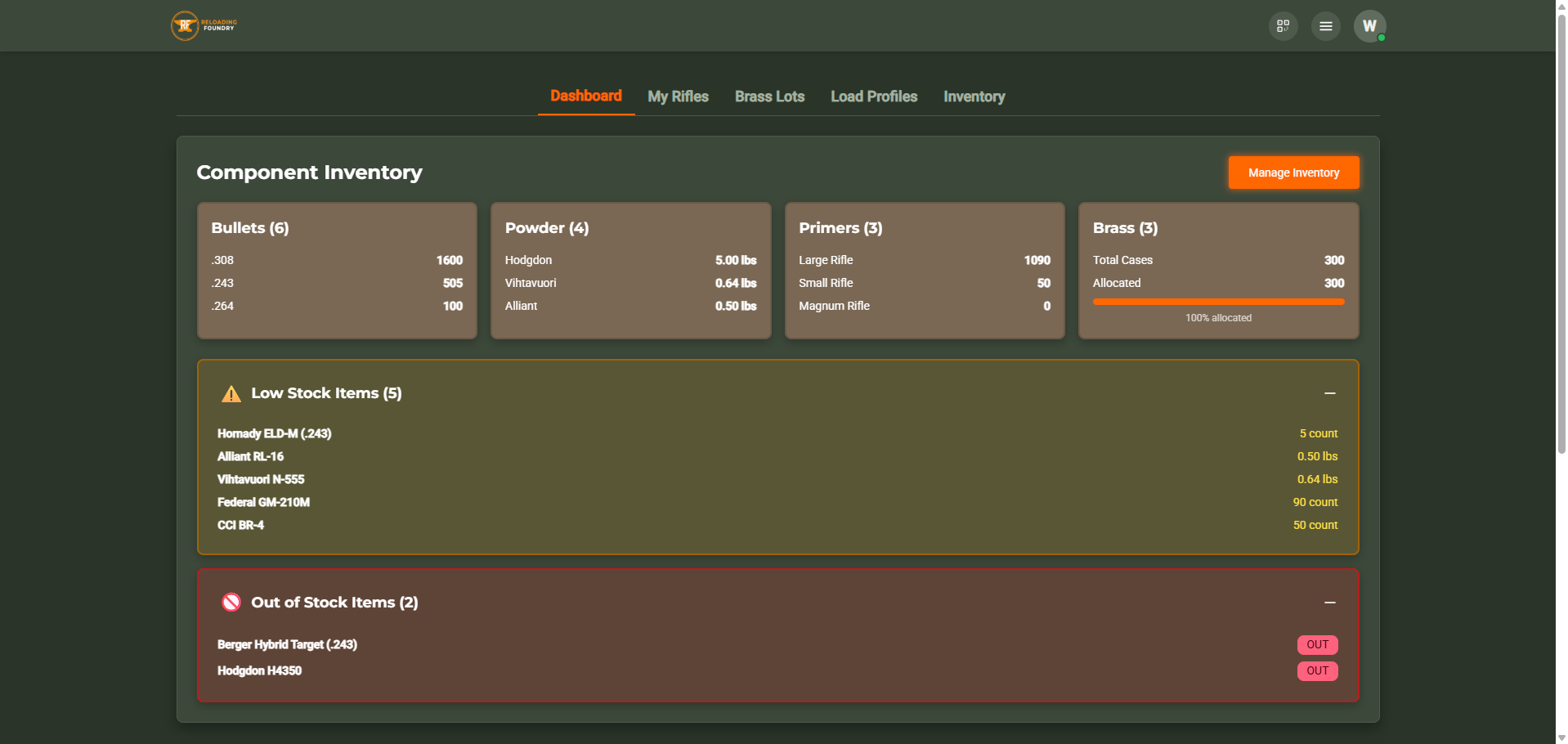 Reloading Foundry